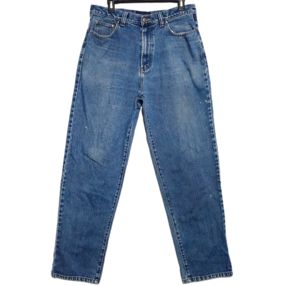 Versace Jeans Couture Jeans Mens 32 Blue Straight Leg Vintage Medusa Made Italy